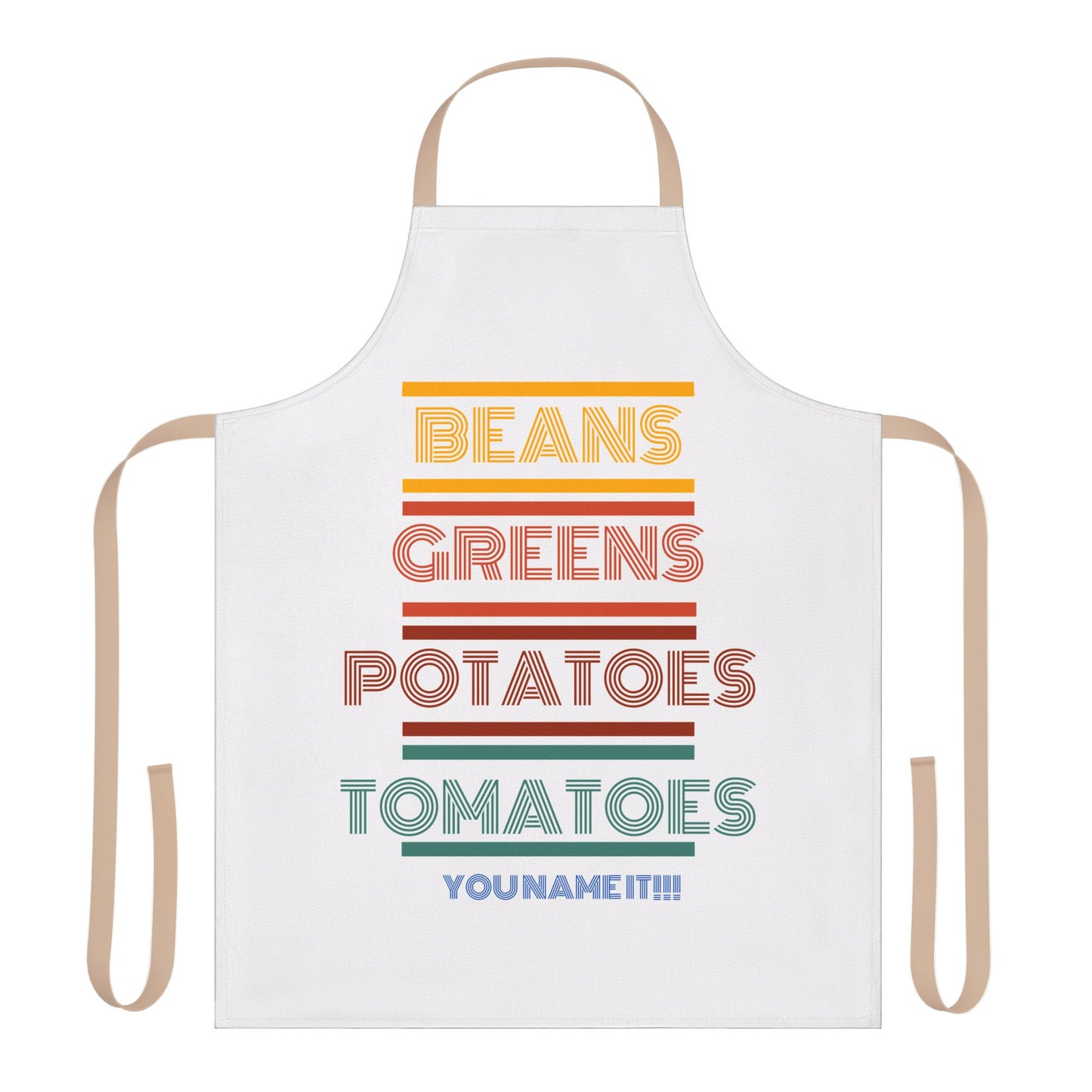 Beans Greens Potatoes Tomatoes You Name It Apron