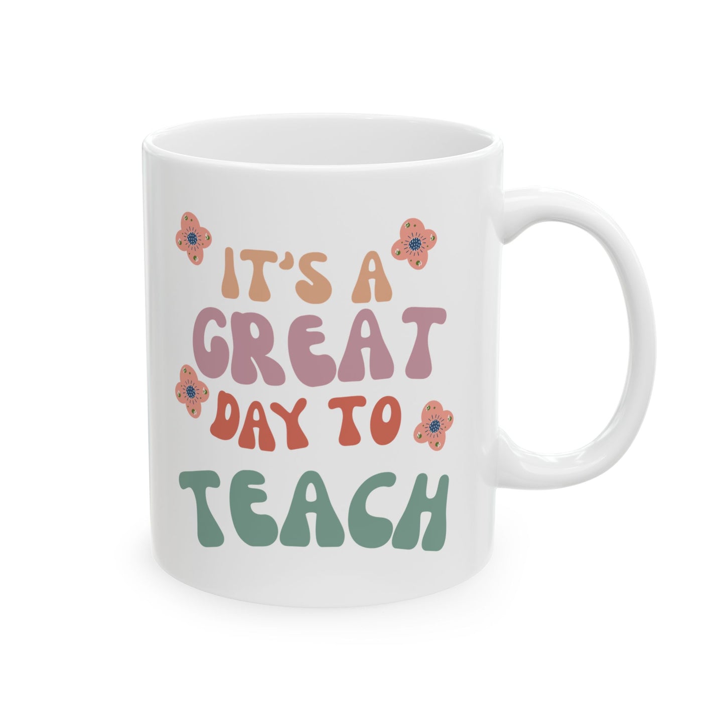 Teacher Appreciation Ceramic Mug - Perfect Gift for Educators