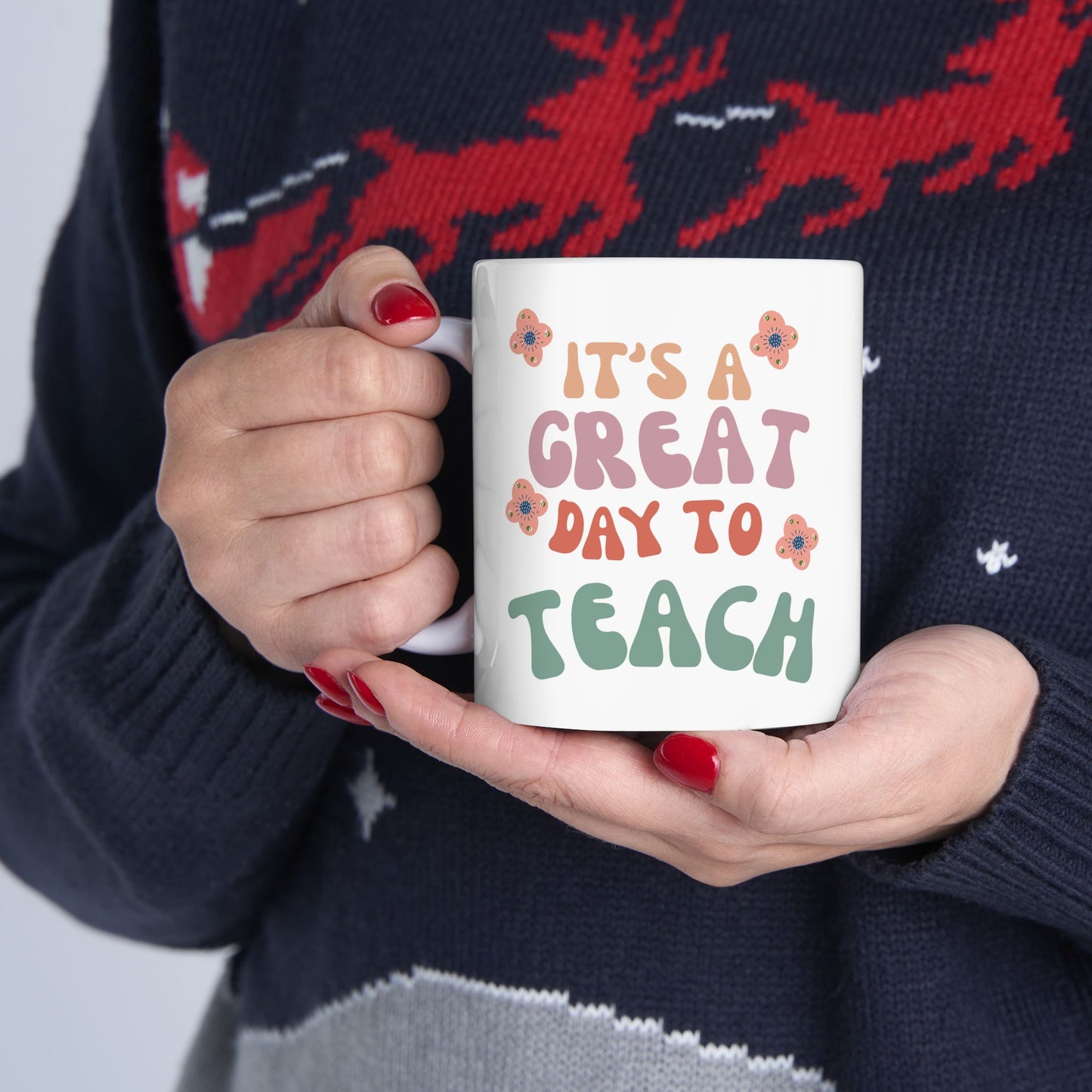 Teacher Appreciation Ceramic Mug - Perfect Gift for Educators