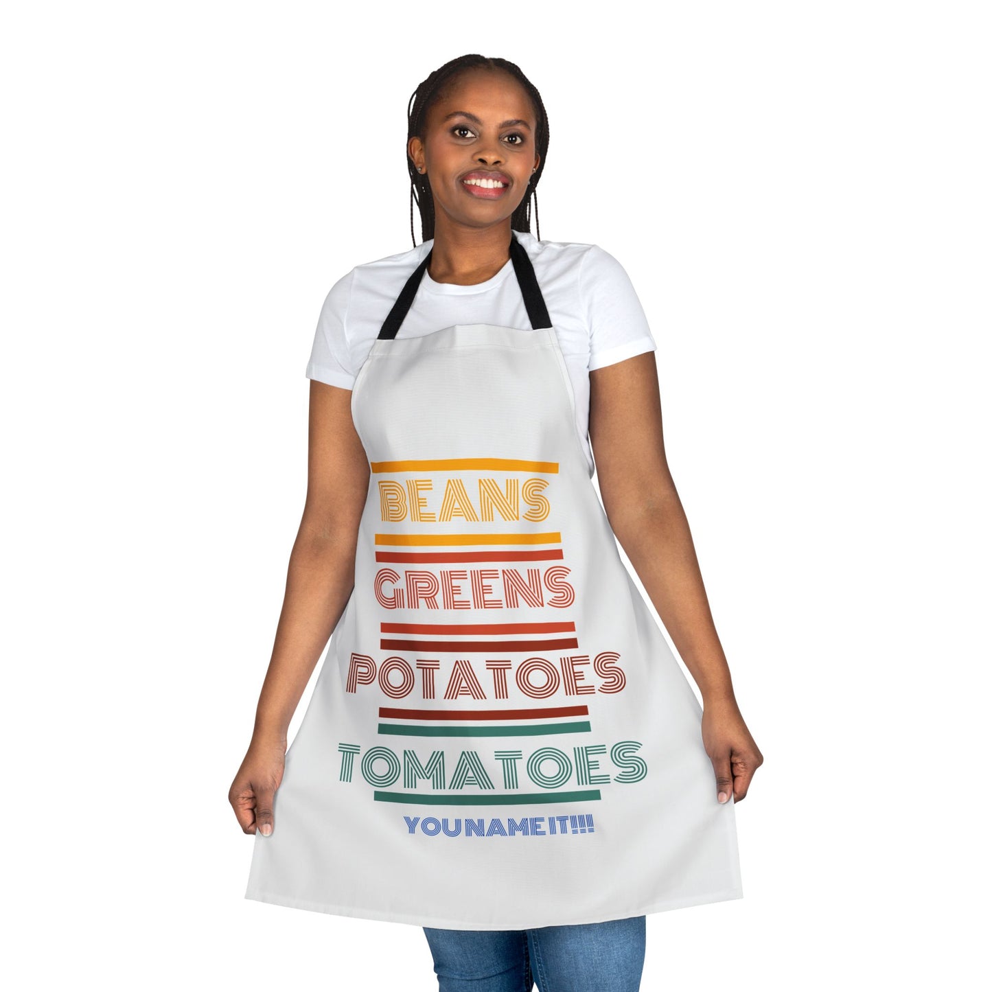 Beans Greens Potatoes Tomatoes You Name It Apron