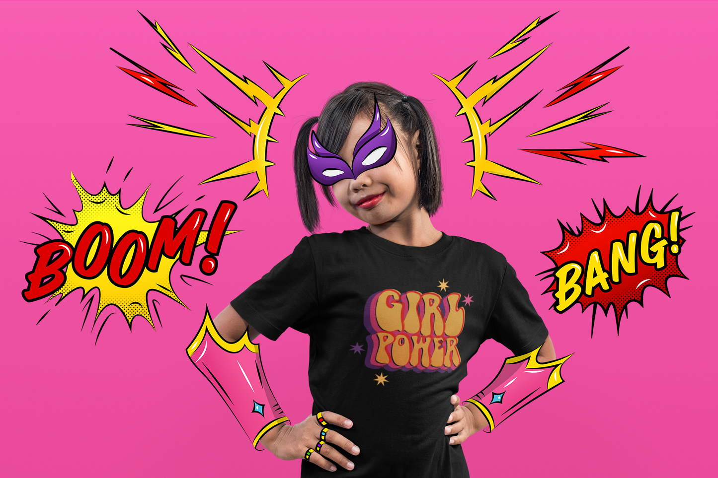 GIRL POWER Kids Heavy Cotton™ Tee