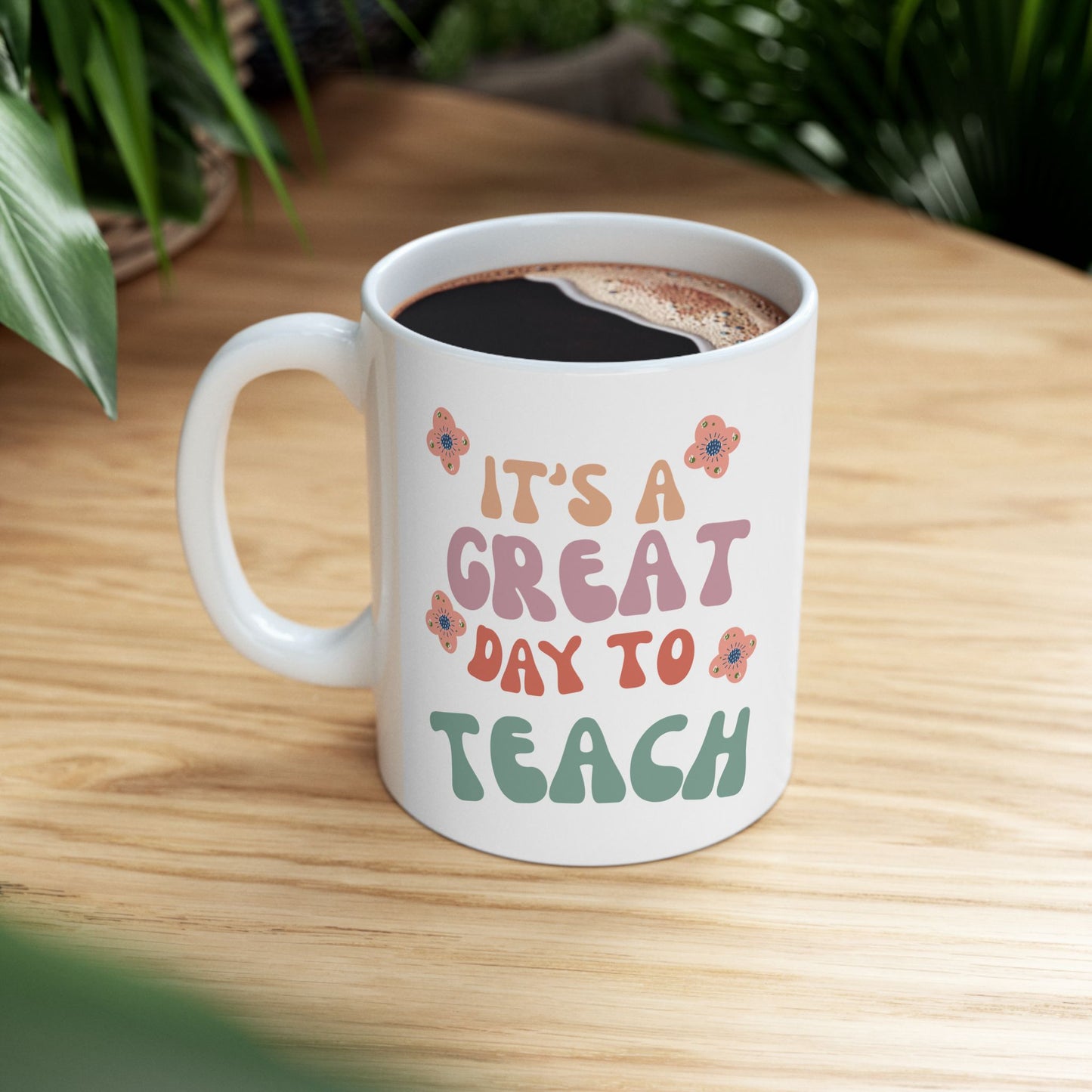 Teacher Appreciation Ceramic Mug - Perfect Gift for Educators