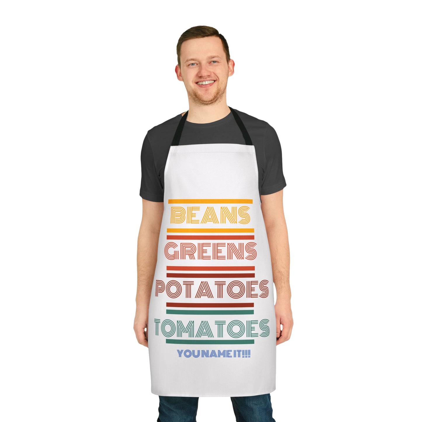 Beans Greens Potatoes Tomatoes You Name It Apron